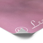 Sakura Cherry blüht pastellrosa Schichten Poster (Ecke)