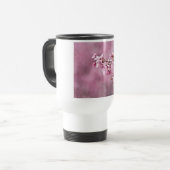 Sakura Cherry blüht pastellrosa Schichten Reisebecher (Vorderseite Links)