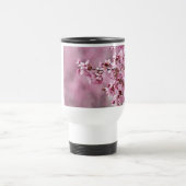 Sakura Cherry blüht pastellrosa Schichten Reisebecher (Mittel)