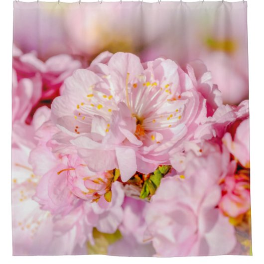 Sakura Cherry Blume - Wedding Bouquet Duschvorhang (Vorderseite)