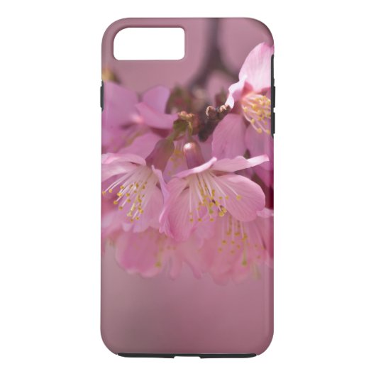 Sakura Cherry Blüten Delikatessen Pink Bouquet Case-Mate iPhone Hülle (Rückseite)