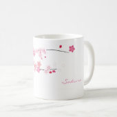 Sakura Cherry Blüten Kaffeemaschine Tasse (VorderseiteRechts)