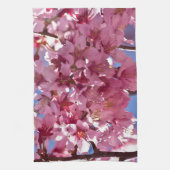 Sakura Cherry Blüten Rote Stars Küchentuch (Vertikal)