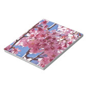 Sakura Cherry Blüten Rote Stars Notizblock (Rotiert)