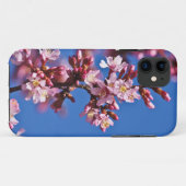 Sakura Cherry Blüten Touch Blue Case-Mate iPhone Hülle (Rückseite (Horizontal))