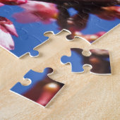 Sakura Cherry Blüten Touch Blue Puzzle (Seite)