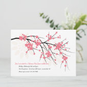 Sakura Chinesische Neujahrsveranstaltung - Party E Einladung (Stehend Vorderseite)