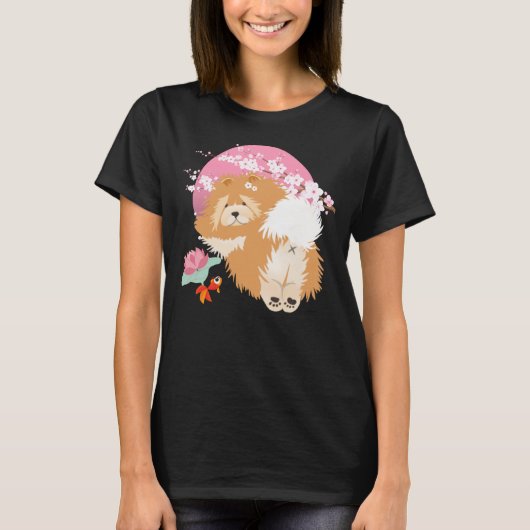 SAKURA - Chow - Dunkle Shirts - wählen Sie Stil (Vorderseite)