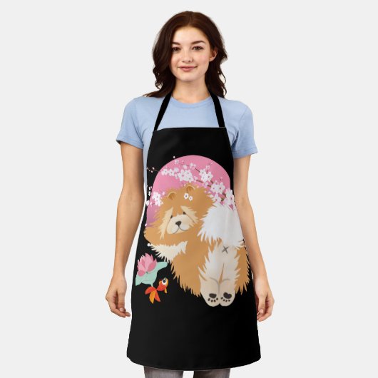 SAKURA - Chow - Grooming/Koch Schürze (Getragen)