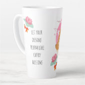 SAKURA - Chow - Latte Tasse mit Text anpassen (Linke Ecke)