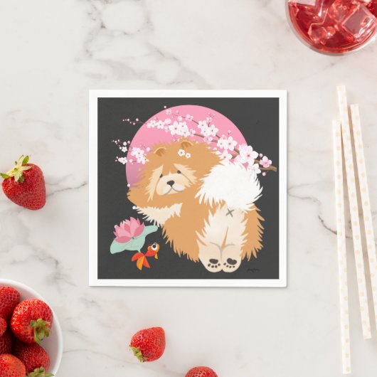 SAKURA - Chow - Papierservietten (Beispiel)