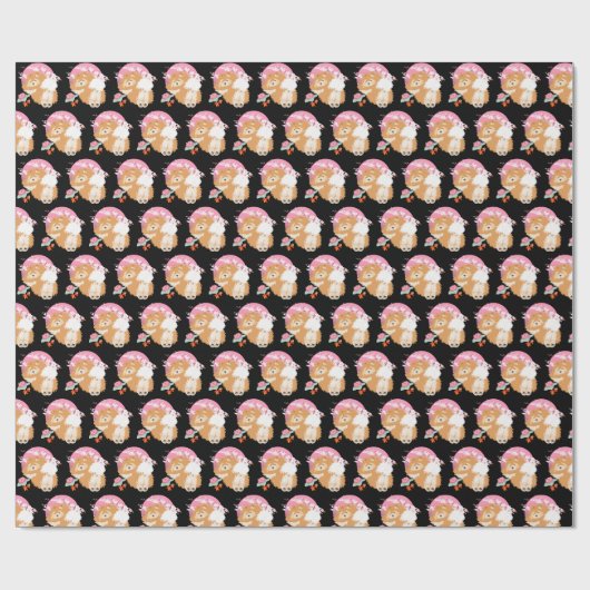 SAKURA - Chow - schwarzes Packpapier (Flach)