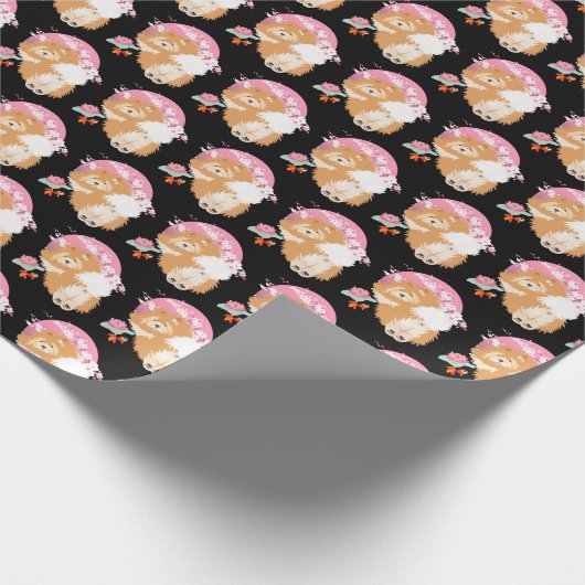 SAKURA - Chow - schwarzes Packpapier (Ecke)