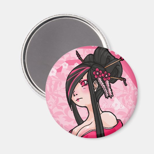 Sakura Current Magnet (Vorderseite/Rückseite)