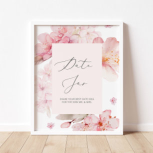 Sakura-Date-Night-Ideen. Date-Jar-Bridal-Spiel Poster