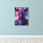 Sakura Demon Prince Leinwanddruck (Insitu (Holzboden))