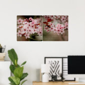 Sakura Diptych Poster (Heimbüro)