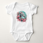Sakura Dragon Baby Strampler (Vorderseite)