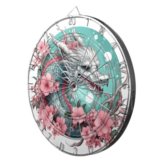 Sakura Dragon Dartscheibe (Vorderseite rechts)