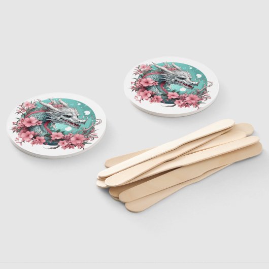 Sakura Dragon Fächer (Non-assembled)