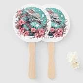 Sakura Dragon Fächer (Vorne und Hinten)