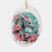 Sakura Dragon Keramik Ornament (Rechts)