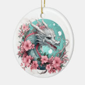 Sakura Dragon Keramik Ornament (Links)