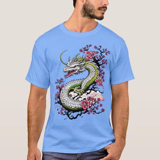 Sakura Dragon T-Shirt (Vorderseite)