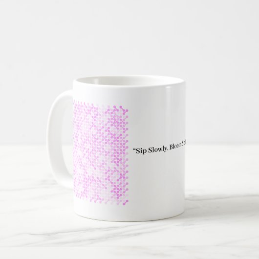 Sakura Drift – Soft Bloom Kaffeetasse (Vorderseite Links)