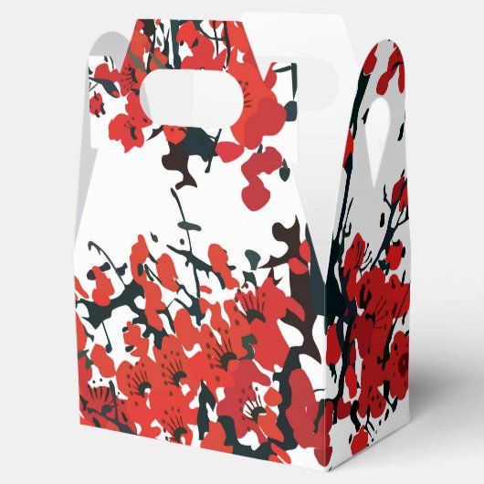 Sakura Favor Box Geschenkschachtel (Geöffnet)
