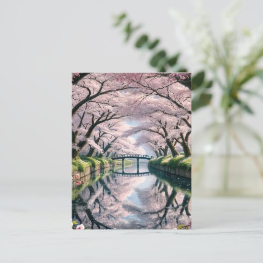 SAKURA FEIERTAGSPOSTKARTE (Stehend Vorderseite)