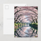 SAKURA FEIERTAGSPOSTKARTE (Vorne/Hinten)