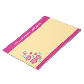 Sakura Floral Batik Notepad Notizblock (angewinkelt)