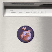 Sakura Fox Magnet (In Situ (Geschirrspüler))