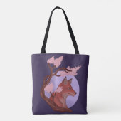 Sakura Fox Tasche (Rückseite)