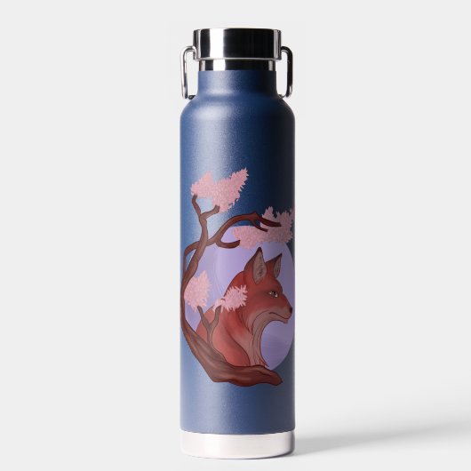 Sakura Fox Trinkflasche (Vorne)