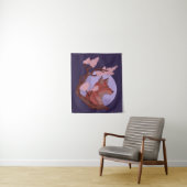 Sakura Fox Wandteppich (Beispiel)