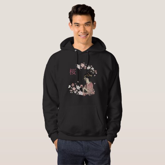 Sakura Geisha Hoodie (Vorne ganz)