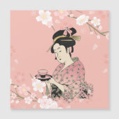 Sakura Geisha Magnetkarte (Vorderseite)