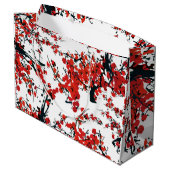 Sakura Gift Bag Große Geschenktüte (Rückseite Schrägansicht)