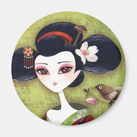 Sakura Girl Magnet (Vorne)