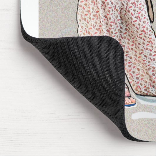 Sakura girl Version 3 Mousepad (Ecke)