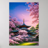 Sakura Heiligtum, Traditionstempel Poster (Vorne)