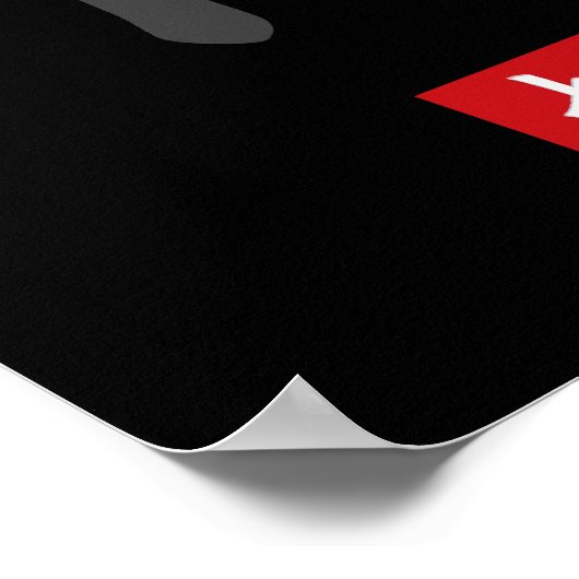 Sakura Hieroglyph Print Poster (Ecke)