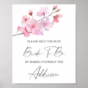 Sakura - Hilfe für die beschäftigte Braut Werbepla Poster