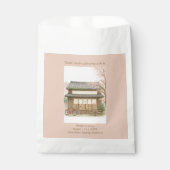 Sakura Hochzeit in Urlaubsort Geschenktütchen (Vorderseite)