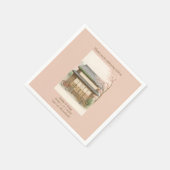 Sakura Hochzeit in Urlaubsort Serviette (Ecke)