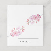 Sakura - Hochzeiten Platzkarten (Außenseite Aufgefaltet)