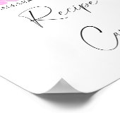 Sakura - Ihre Rezept-Karte hier Poster (Ecke)