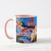 Sakura in Rosa und Blau Tasse (Links)